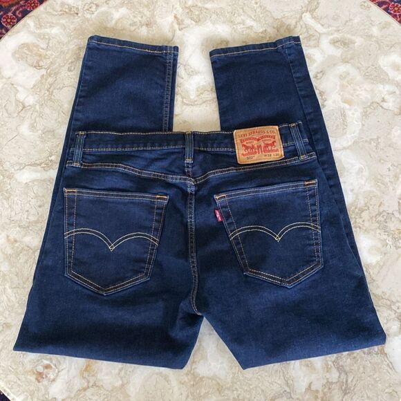 Levi’s 502 Taper Dark Wash Stretch Jeans - Picture 7 of 12